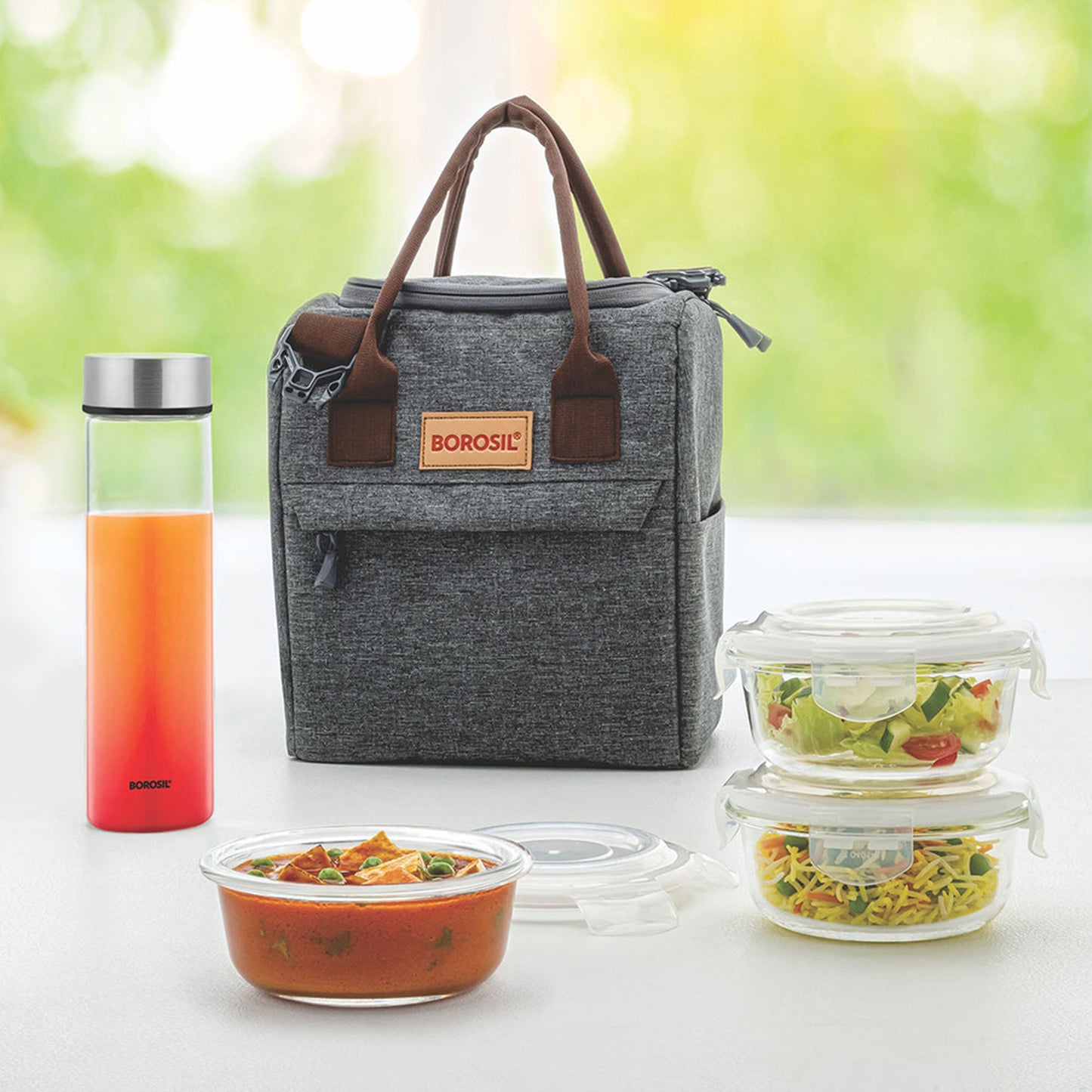 Borosil Pro Lunch Box Set- BO