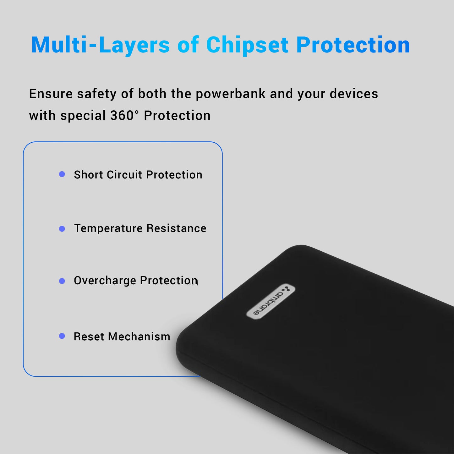 Ambrane PP-200 10000 mAh Power Bank