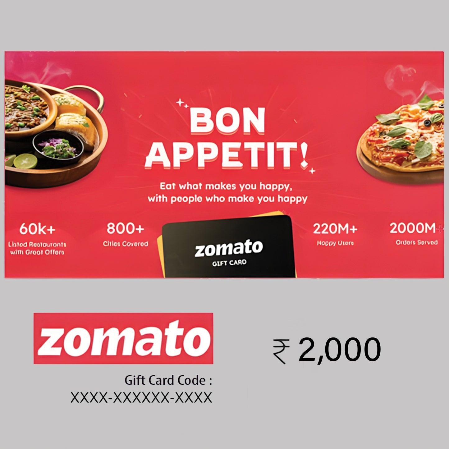 Zomato Gift Card