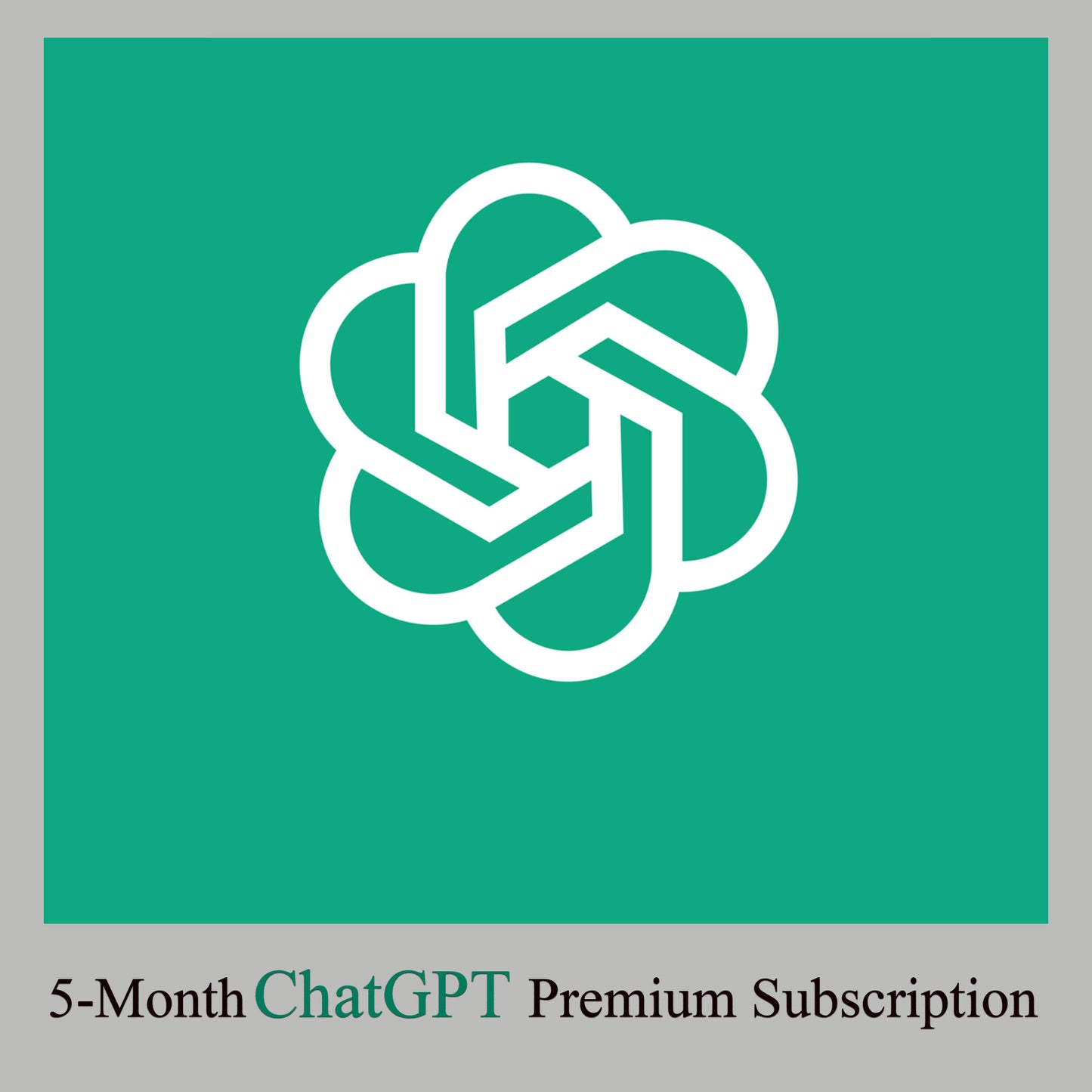 5-Month ChatGPT Premium Subscription