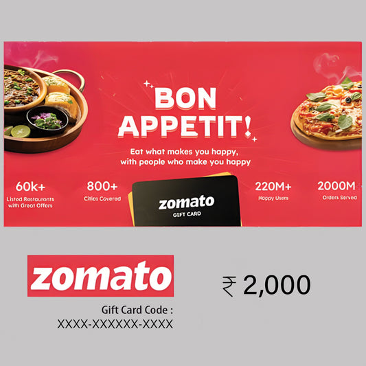Zomato Gift Card