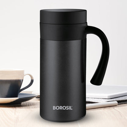 Borosil CafeTime Insulated Mug, Black- BO