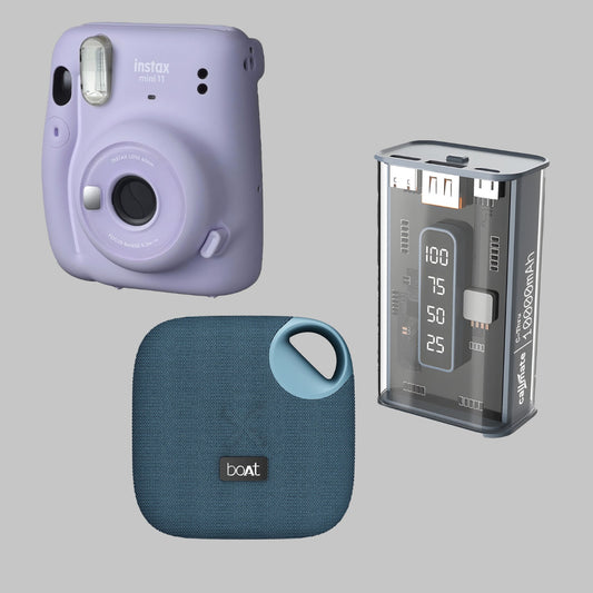 Boat Speaker + Instax Camera + Power Bank