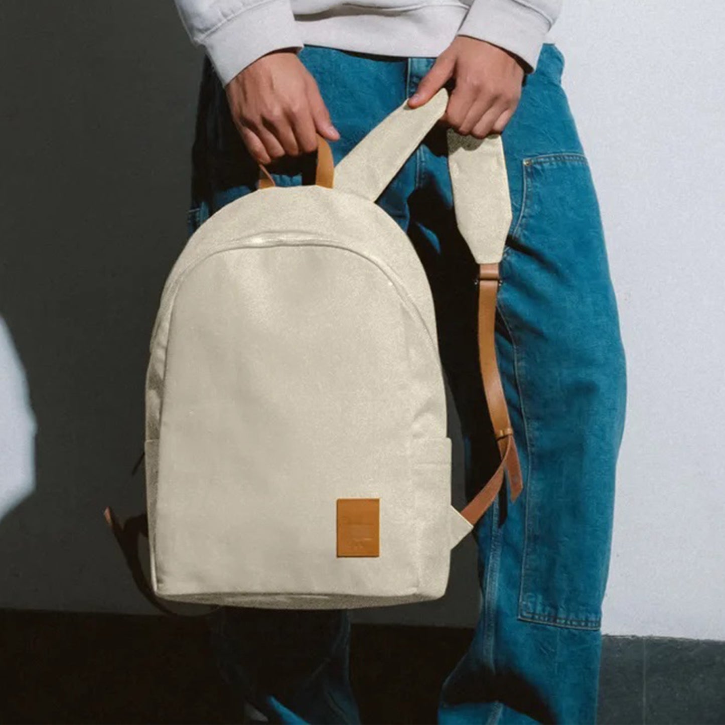 DailyObjects- All Ivory Pedal Daypack- BO